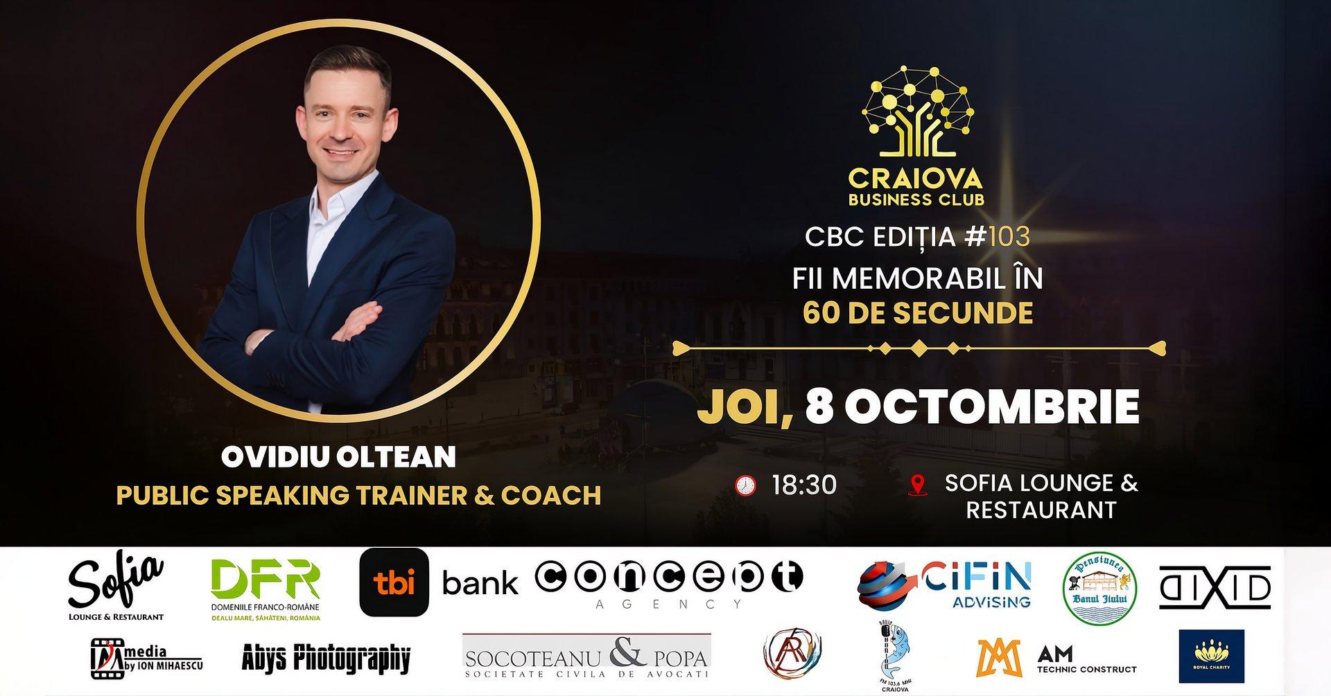 Fii Memorabil În 60 De Secunde — Craiova Business Club