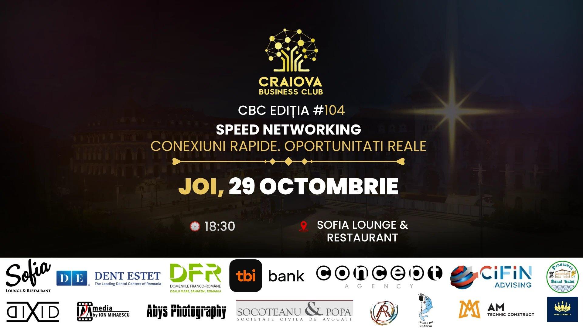 Speed Networking — Craiova Business Club