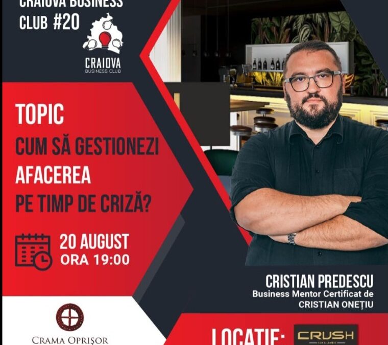 Craiova Business Club Editia #20