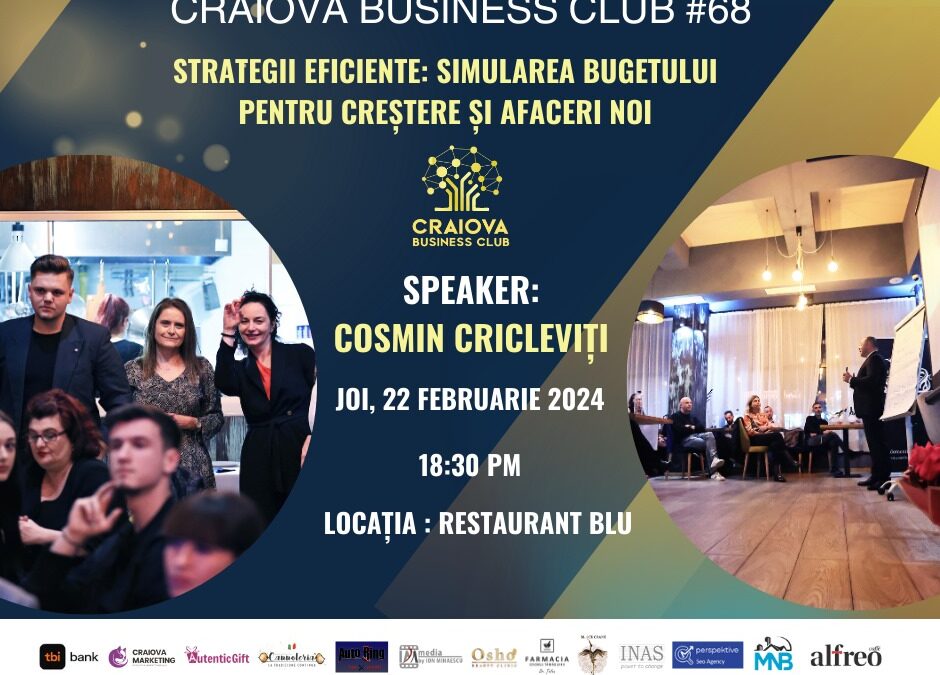 Craiova Business Club Editia #68